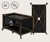 lionelo Baby-Reisebett Stefi, 120x60 cm Tragetasche Klappbaren Seiteneingang Bild 3