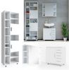 Badmöbel-Set Ilias Weiß 3 Teile, mit Unterschrank 60 cm Vicco Bild 2