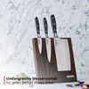 Meisterkoch Steakmesser Messer Küchenmesser | 11,5 cm Klinge aus rostfreiem deutschen Edelstahl | ergonomischer Micarta-Griff mit Fingerschutz, 3-fach vernietet Bild 5