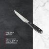 Meisterkoch Steakmesser Messer Küchenmesser | 11,5 cm Klinge aus rostfreiem deutschen Edelstahl | ergonomischer Micarta-Griff mit Fingerschutz, 3-fach vernietet Bild 3