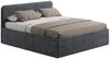 Home Collective Polsterbett Bett mit Stauraum, verstellbarem Lattenrost, viele Größen (Größen: 100x200 120x200 140x200 160x200 180x200 200x200, hochwertiger Kordstoff, made in Germany), wählbare Matratze Federkern oder Kaltschaum, Anthrazit Bild 2