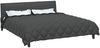 vidaXL Winterbettdecke Schwarz und Anthrazit 200 x 220 cm Mikrofaser 42025724 Bild 3