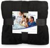 Lumaland Kuscheldecke, 100 % Coral-Fleece schwarz, 220 x 240 cm Bild 2