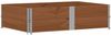 vidaXL Paletten-Aufsatzrahmen 2 Stk. Braun 150x100 Massivholz Kiefer 4010308 Bild 2