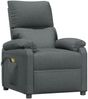 vidaXL Massagesessel Elektrisch Dunkelgrau Stoff 3073828 Bild 3