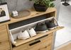 Schuhkipper >See< 3 Klappen, in Eiche Artisan Dekor - 59x103x17cm (BxHxT) Bild 5