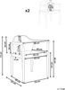 Esszimmerstuhl 2er Set OAKDALE Holz Hellbraun Beige Bild 2