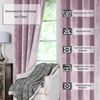 Haus und Deko Gardine Vorhang 2er Set Ösen Verdunkelung 140x245 cm Samt weich blickdicht (2 St), Ösen, Polyester Bild 2