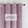 Haus und Deko Gardine Vorhang 2er Set Ösen Verdunkelung 140x245 cm Samt weich blickdicht (2 St), Ösen, Polyester Bild 5