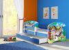 ACMA Kinderbett Jugendbett mit Einer Schublade und Matratze Blau mit Rausfallschutz Lattenrost II 140x70 160x80 180x80 (34 Farm, 140x70 + Bettkasten) Bild 3