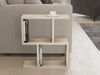 Hanah Home Elegant Side Table, Travertine Color, 45 x 51.4 x 17 cm | 100% Melamine Coated Particle Board, 18 mm Thick | Stylish Marble Design for Modern Spaces Bild 3