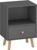 Beistelltisch Sundsvall 40x30x54 cm Dunkelgrau [en. casa] Bild 3