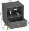 Beistelltisch Sundsvall 40x30x54 cm Dunkelgrau [en. casa] Bild 2