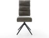 Drehstuhl Pela-Flex Bouclé Soft Schlamm Kreuzgestell breit Schwarz 360° drehbar Wippfunktion Taschenfederkern Bild 3