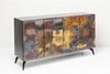 Kare Design Sideboard Oxy, Metall Sideboard im Industriallook, handgefertigtes Unikat, außergewöhnliches TV- Board, (H/B/T) 80 x 150 x 41 cm Bild 2