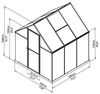 Palram - Canopia Aluminium Gewächshaus Mythos 66 | Bild 3