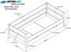 Bubema Duo – Bett mit Bettkasten aus massiver Buche, inkl. Rollrost Bild 2