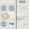 mimaDu® Premium Spannbettlaken Kinderwagen, Stubenwagen Bezug, Spannbettlaken passend für ​Chicco Next2me Spannbettlaken Beistellbett 50x83, 90x40, 90x45 cm, 100% OEKOTEX Baumwolle (Punkte Zickzack) Bild 5