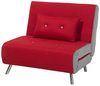 Schlafsofa Polsterbezug rot FARRIS Bild 5