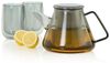 AdHoc Teekanne Orient+, 1.5 l, Borosilikatglas mit Edelstahlfilter, hitzebeständig & aromaschonend Bild 3
