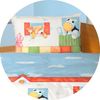 JACK Babybettwäsche 100x135cm Hoftiere Bauernhof Bunt mit RV, Biber, 2 teilig, süßes Kindermotiv mit Bauernhoftieren Bild 3