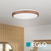 LED Deckenleuchte, Stahl, mokkafarben, weiß, D 43 cm Bild 4