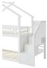 Vente-unique - TALETY Bett Holz, Platte Weiß - B 96 cm x H 226,2 cm x L 250 cm Bild 5