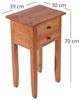 CREEDWOOD Beistelltisch BEISTELLTISCH "RIKA", Teakholz, 70 cm, Nachttisch, Telefontisch Bild 3