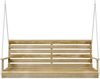 vidaXL Schaukelbank Imprägniertes Kiefernholz 155x65x60 cm 316065 Bild 5