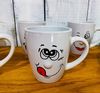 24 Stück Kaffeebecher Smile 150ml Teetassen lustig Gesicht verschiedene Designs Bild 5