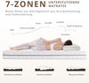 EGO HOME Matratze 140x200 cm 16cm H2-7-Zonen Kaltschaummatratze mit Memory Foam, Orthopädisch & Atmungsaktiv, Öko-TEX Zertifiziert, Punktelastisch, Rückenschonend Bild 5