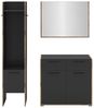 Garderoben-Set >Bueno< in Basalt - 152x189x37cm (BxHxT) Bild 4