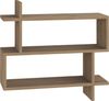 Decortie Bücherregal Paralel, Modernes Wandregal/Bücherregal, 70 x 22 x 65 cm Bild 2