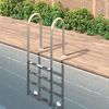 vidaXL Pool-Leiter 54x38x184,5 cm Edelstahl 304 93459 Bild 2