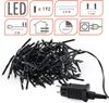 Spetebo LED-Lichterkette Büschel Lichterkette für Außen warm weiß, mit Timer und Netzstecker Bild 3
