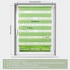 Deswell Doppelrollo Klemmfix ohne Bohren Grün B75 x H120 cm (Stoffbreite 71cm) Rollos für Fenster ohne Bohren für Fenster mit Lichtdurchlässig & Verdunkelnd/Höhe Stufenlos Verstellbar Bild 4