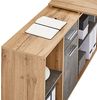 CARO-Möbel Eckschreibtisch DIEGO, Eckschreibtisch mit Stauraum drehbar Bürotisch mit Sideboard L Form Ei Bild 4