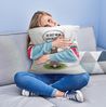 speecheese Dekokissen Du bist mein Lieblingshase Kuschelkissen Bild 2