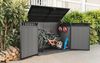 Keterbox Premier Jumbo, 2020l Fassungsvermögen, Außenmaße (BxHxT): 190,5 x 132 x 109 cm, passend für 3X 240l oder 2X 360l Mülltonnen, wetterfest, wasserdicht, mehrfarbig, Kunststoff Bild 5