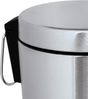 MSV Kosmetikeimer "Conic" Mülleimer Treteimer Abfalleimer - 5 Liter – mit herausnehmbaren Inneneimer - Silber Bild 4
