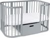 Waldin Babybett Schublade für 7in1 Babybett, Kinderbett, KEIN BETT, Grau Bild 2