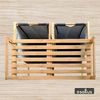 osoltus Bali Bambus Holz Wäschesortierer Wäschesammler 75 cm Bild 5