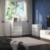 Kommode Calisto Weiß 70 x 102 cm Vicco Bild 2
