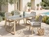 Gartentisch NOTTERI 180 cm 90 cm Beton Grau Bild 2