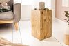 riess-ambiente Beistelltisch COLUMNA 50cm natur / teakgrau (Einzelartikel, 1-St), Wohnzimmer · Massivholz · Akazie · gekälkt · Deko-Blumensäule Bild 2