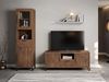 TV-Bank massivum Sydney Pinie dunkel 134x55x41 cm braun TV-Board Massivholz TV-Schrank Holz rustikales Wohnzimmer Lowboard Bild 2