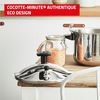 SEB Cocotte Authentique 4,5 L INOX Autocuiseur Bild 3