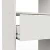 Dmora - Großer Kleiderschrank Doubs, Schlafzimmermöbel, Schrank, Garderobe, 167x50 h192 cm, Mattweiß Bild 5