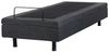 Verstellbares Bett ohne Kopfteil DUKE 80 x 200 cm Stoff Dunkelgrau Bild 4