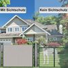 AXT SHADE Balkon Sichtschutz Wetterfest 75x300 cm Balkonverkleidung Balkonabdeckung Balkonbespannung Blickdichte Windschutz und UV-Schutz mit Kabelbinder für Balkongeländer-Taupe Bild 5